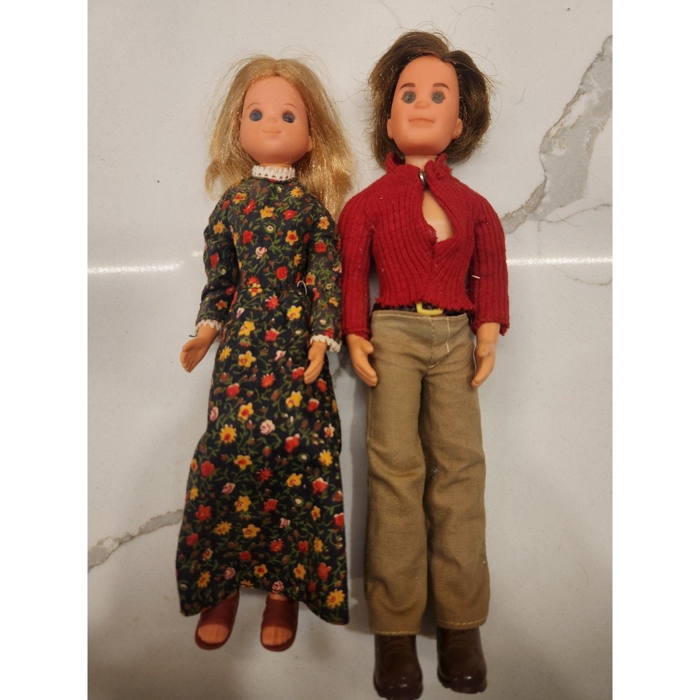 HAPPY SUNSHINE FAMILY‎ MATTEL DOLLS 1973 VINTAGE Dad Steve & Mom Stephanie Toys